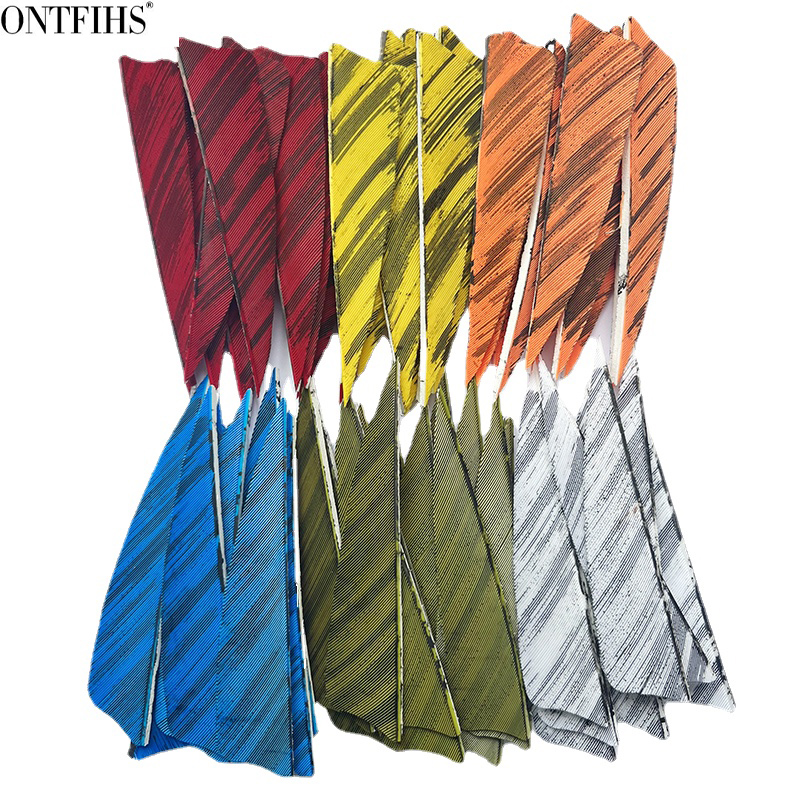 Archery Target Face - 100 Stuks Nieuwe 3Inch Veren Pijlen