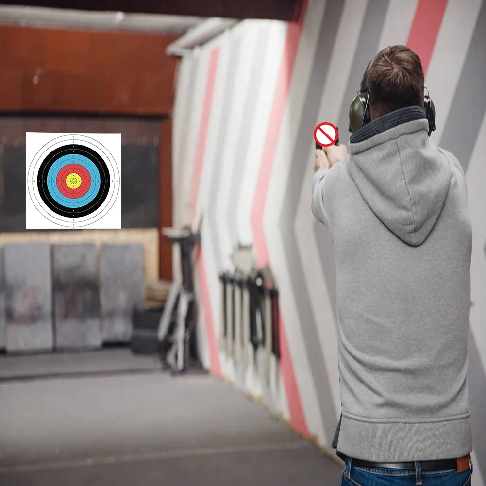Archery Target Face - 10 stuks Professionele boogschietdoelen Papieren doelwit