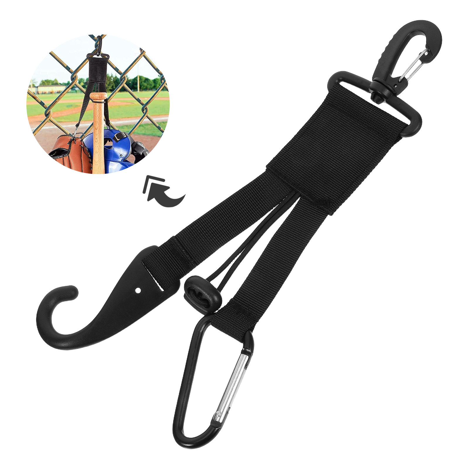 Sports Equipment Bat - 2 stuks honkbaluitrusting clip zware handschoenhouder