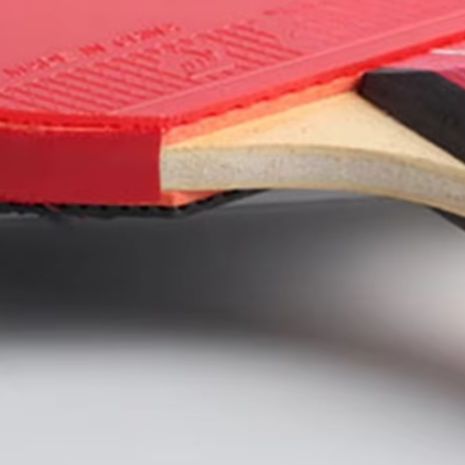 Sports Equipment Bat - Tafeltennisracket 5-laags lindehout lange steel rode