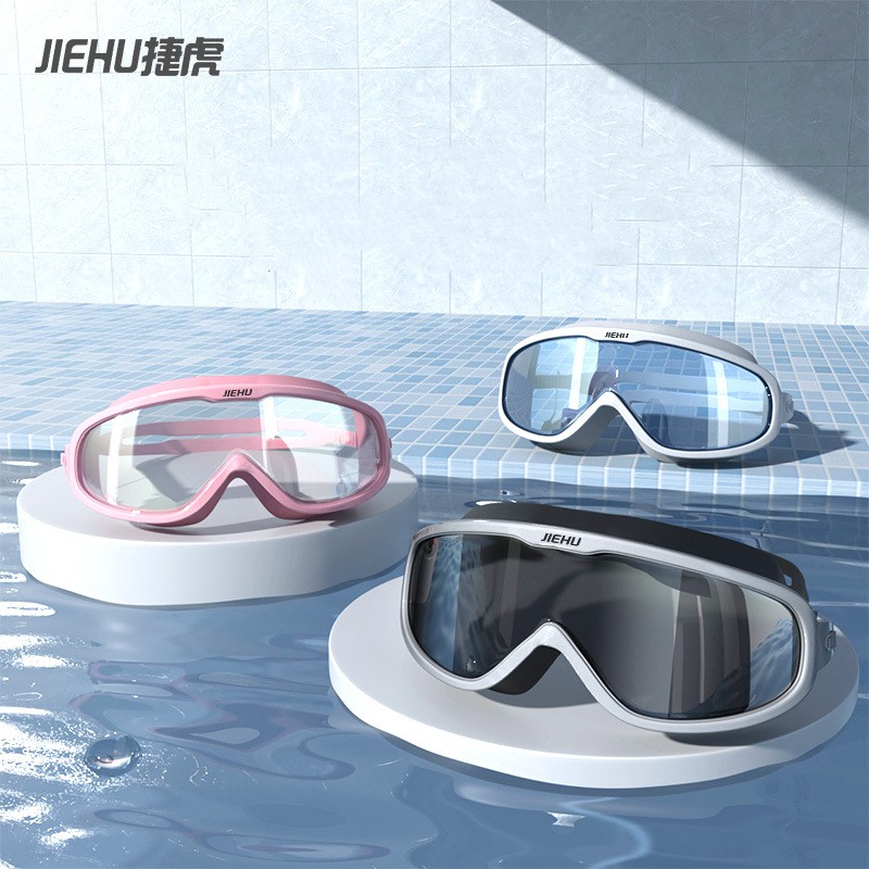 Swimming Goggles Anti Fog - Volwassen Bijziendheid Professionele Waterdichte Siliconen Hd