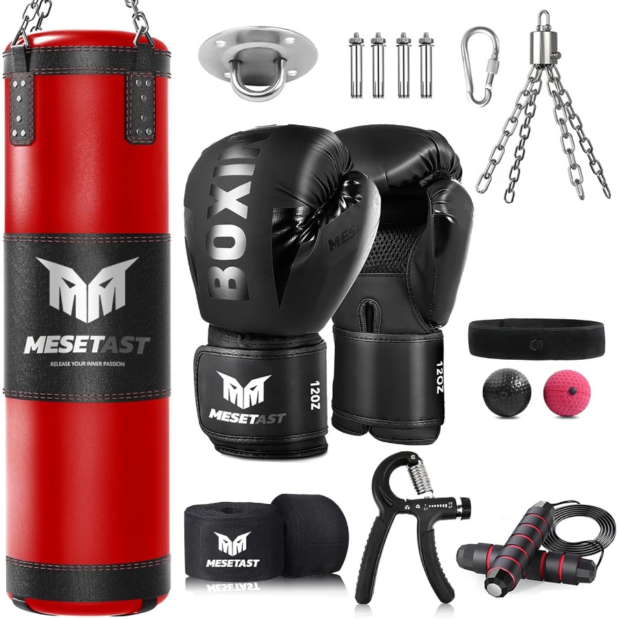 Boxing Glove Set - 4ft zware bokszakset voor volwassenen met