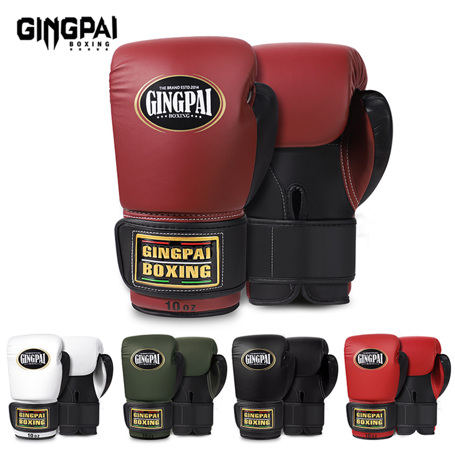 Boxing Glove Set - 6/8/10/12/14/16oz Bokshandschoenen Professionele Muay Thai Guantes