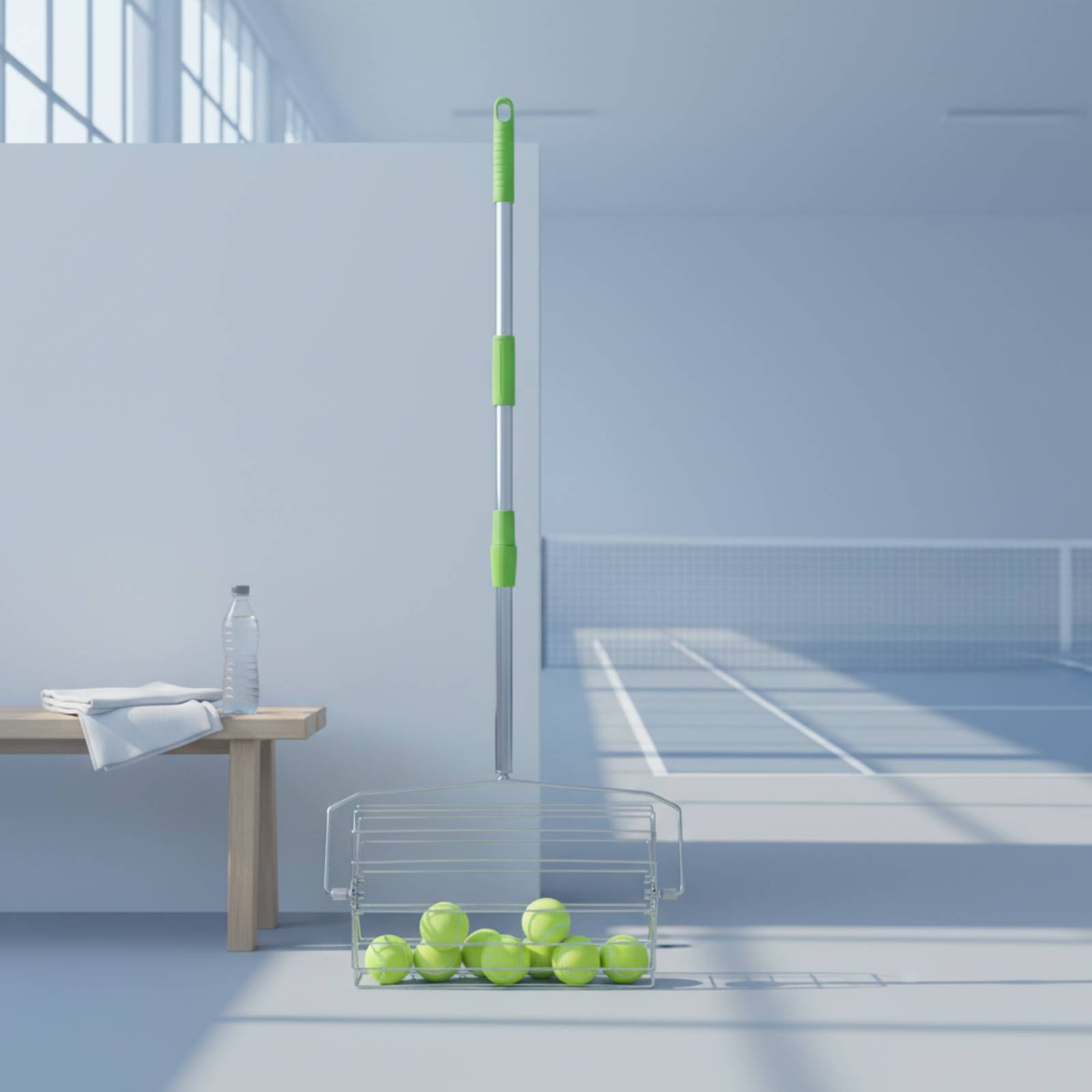 Sports Equipment Us - Verstelbare Pickleball Picker Pickleball-balzoeker met grote