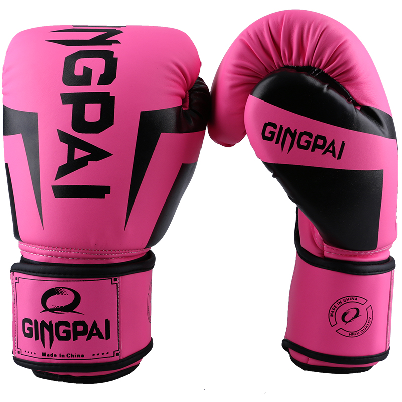 Boxing Glove Set - Goede Kwaliteit Roze Volwassen Kick Bokshandschoenen