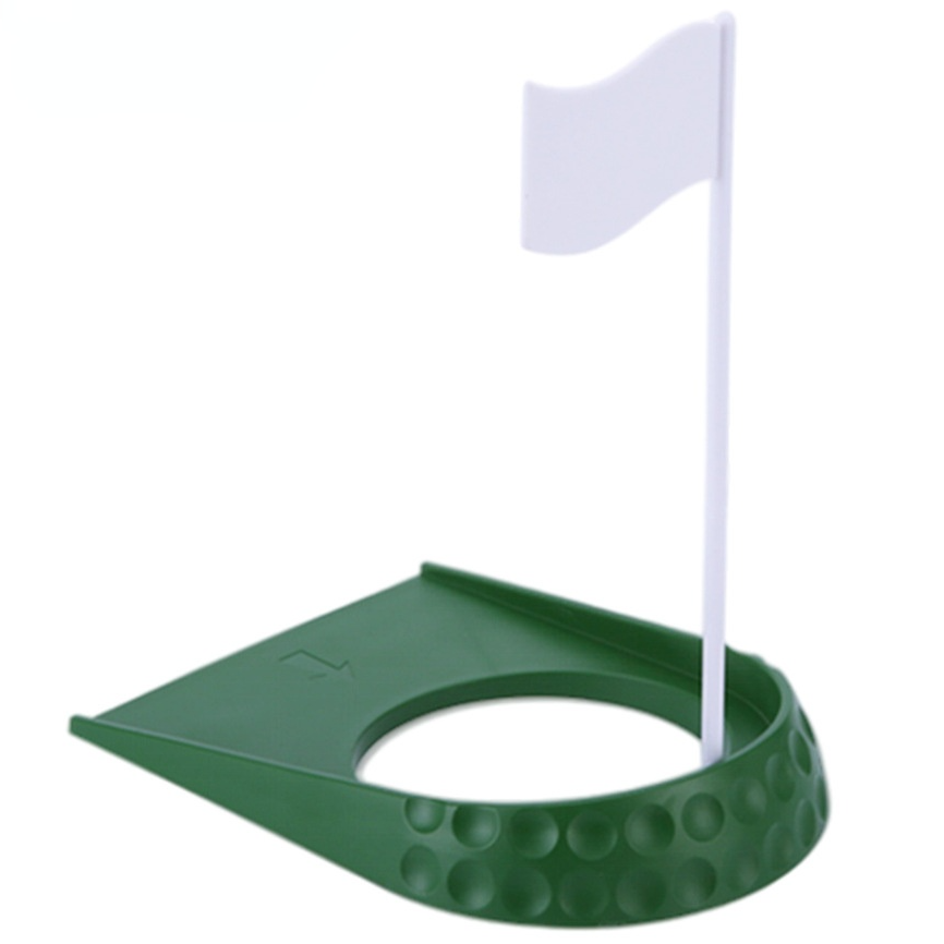 Golf Putting Mat - Golf Hole Cup met Hole Flag