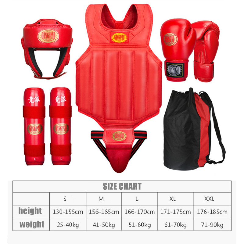 Gingpai 6-delige set vechtspor - Boxing Glove Set recensie en prijs