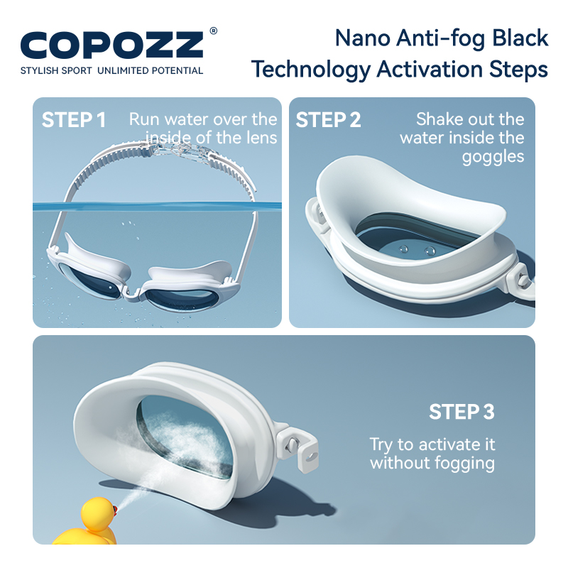 COPOZZ Bijziendheid Zwembril M - Swimming Goggles Anti Fog recensie en prijs