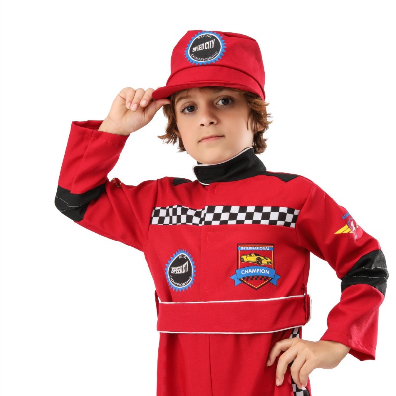 Jongen Rode Racer Cosplay Kost - Sports Equipment For Boys recensie en prijs