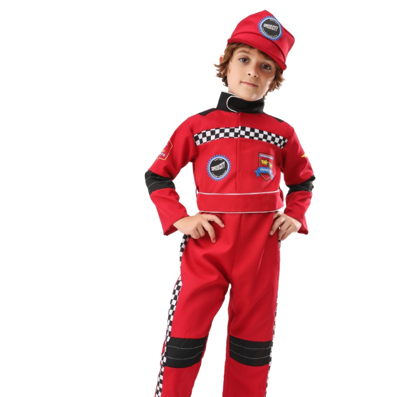 Jongen Rode Racer Cosplay Kost - Sports Equipment For Boys recensie en prijs