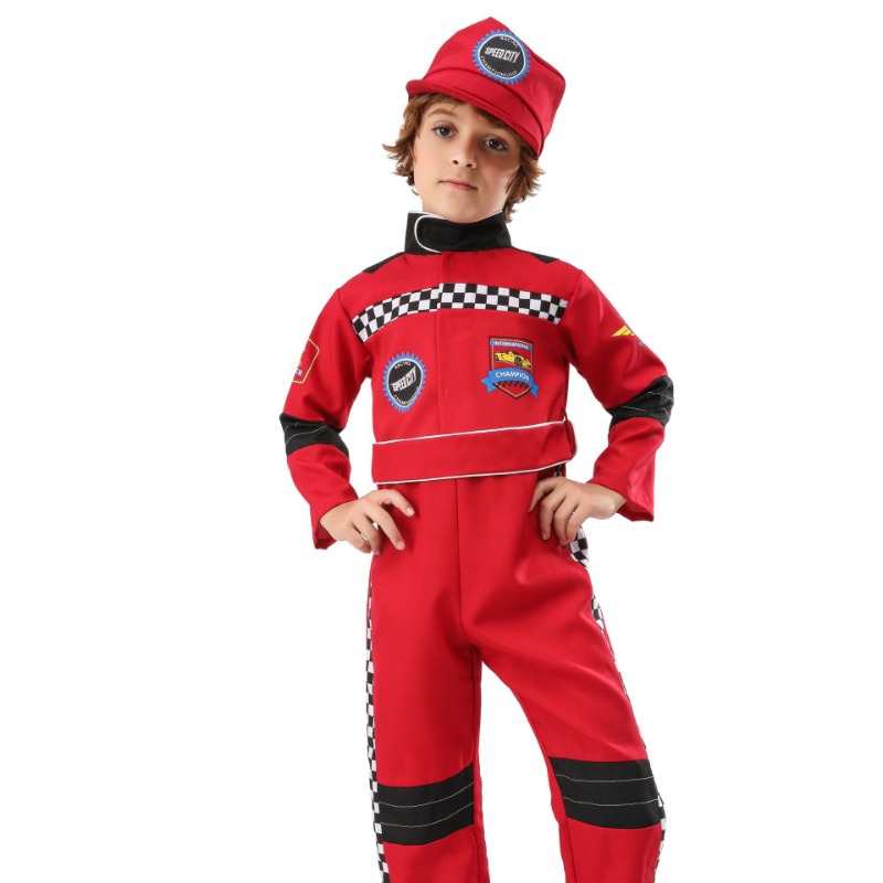 Jongen Rode Racer Cosplay Kost - Sports Equipment For Boys recensie en prijs