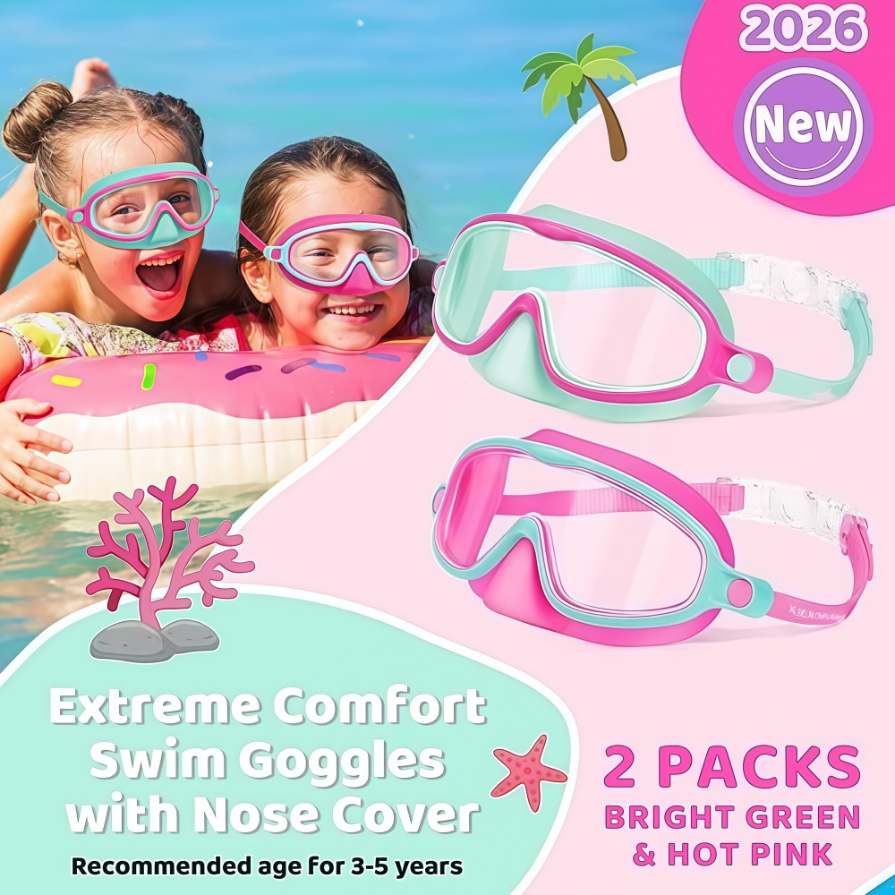 Zwembril voor kinderen met neu - Swimming Goggles Anti Fog recensie en prijs