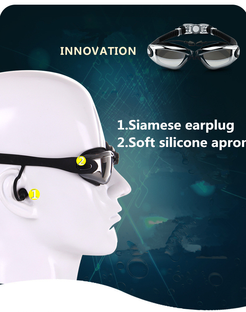 Zwembril Volwassen zwembadbril - Swimming Goggles Anti Fog recensie en prijs