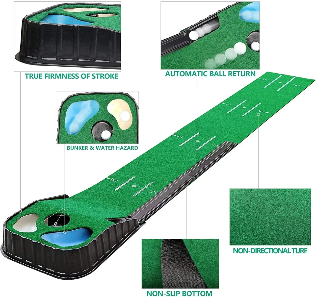 Golf Indoor Putting Mat Putter - Golf Putting Mat recensie en prijs