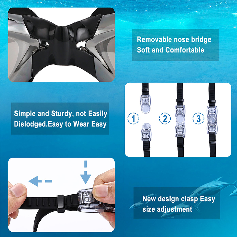 Zwembril Zwembril voor volwass - Swimming Goggles Anti Fog recensie en prijs
