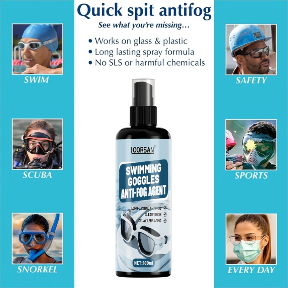LOORSAN 100ML Anti-condens spr - Swimming Goggles Anti Fog recensie en prijs