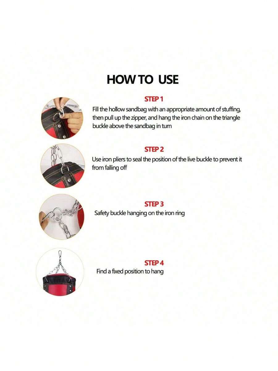 Een set hangende bokszakken vo - Boxing Glove Set recensie en prijs