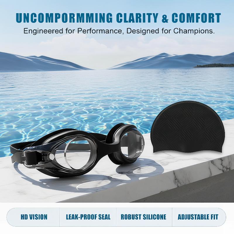 Mannen Vrouwen Siliconen zwemb - Swimming Goggles Anti Fog recensie en prijs