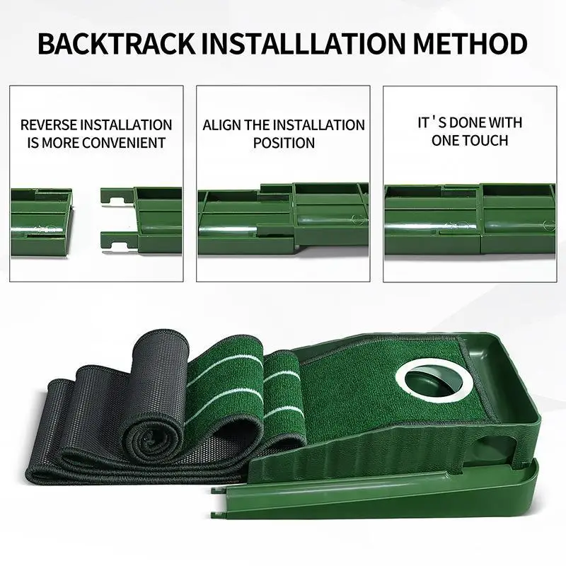 Minigolf Groene Putter Mat Dra - Golf Putting Mat recensie en prijs